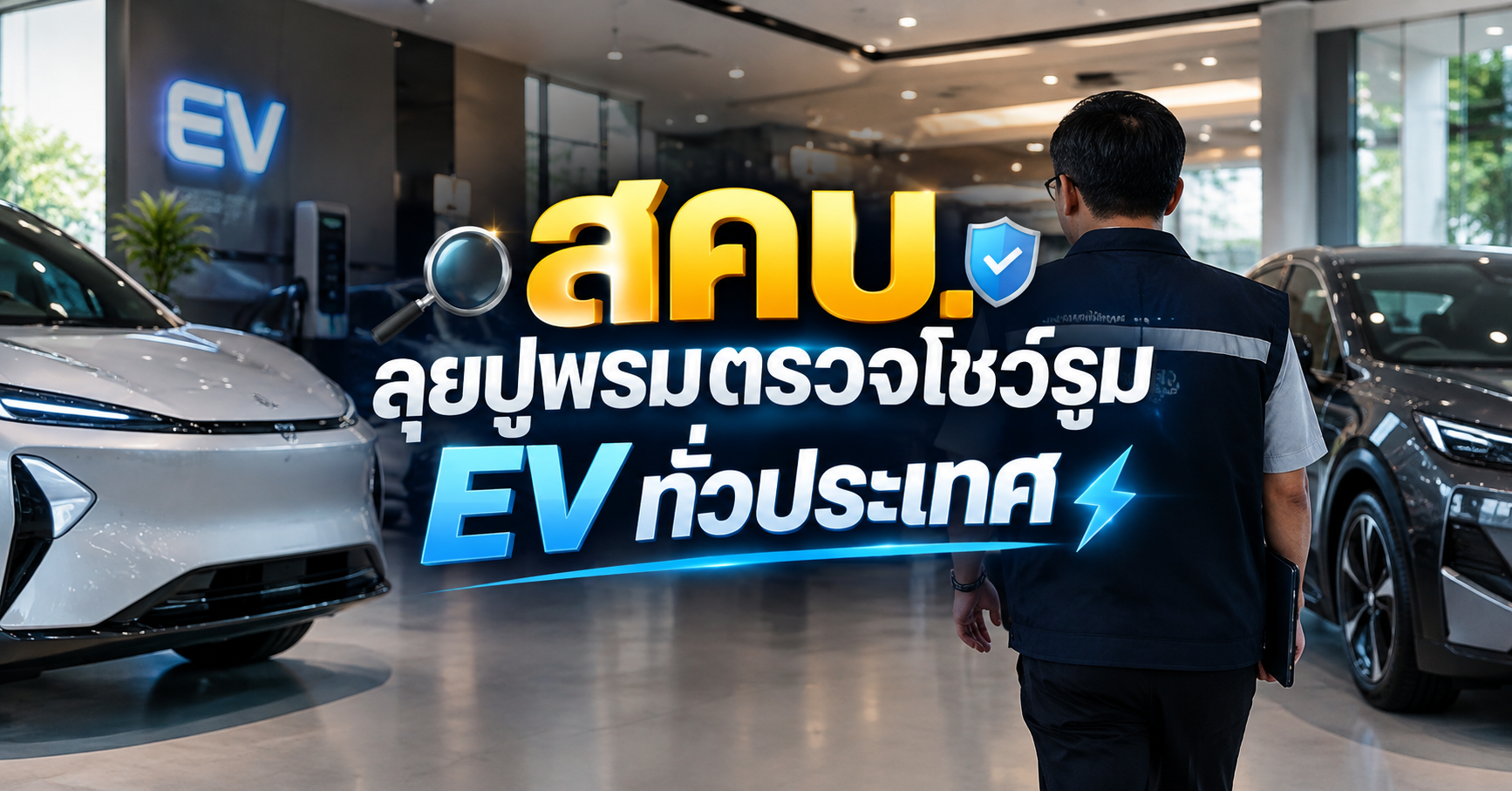 สคบ. ลุยปูพรมตรวจโชว์รูม EV ทั่วประเทศ