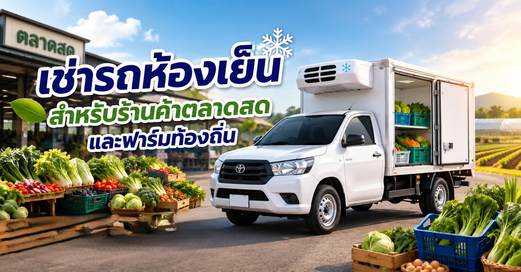 เช่ารถห้องเย็น