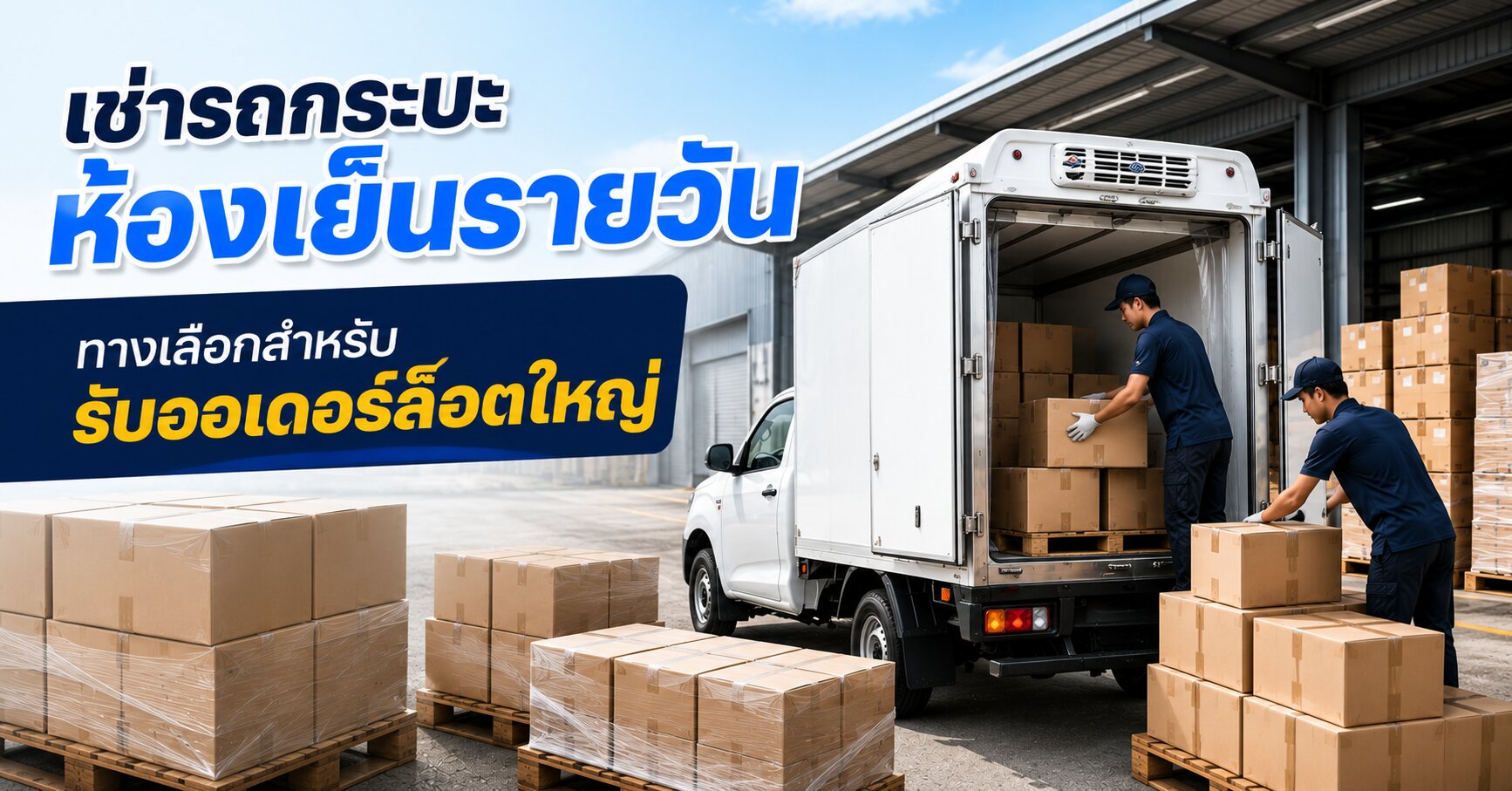 เช่ารถกระบะห้องเย็นรายวัน