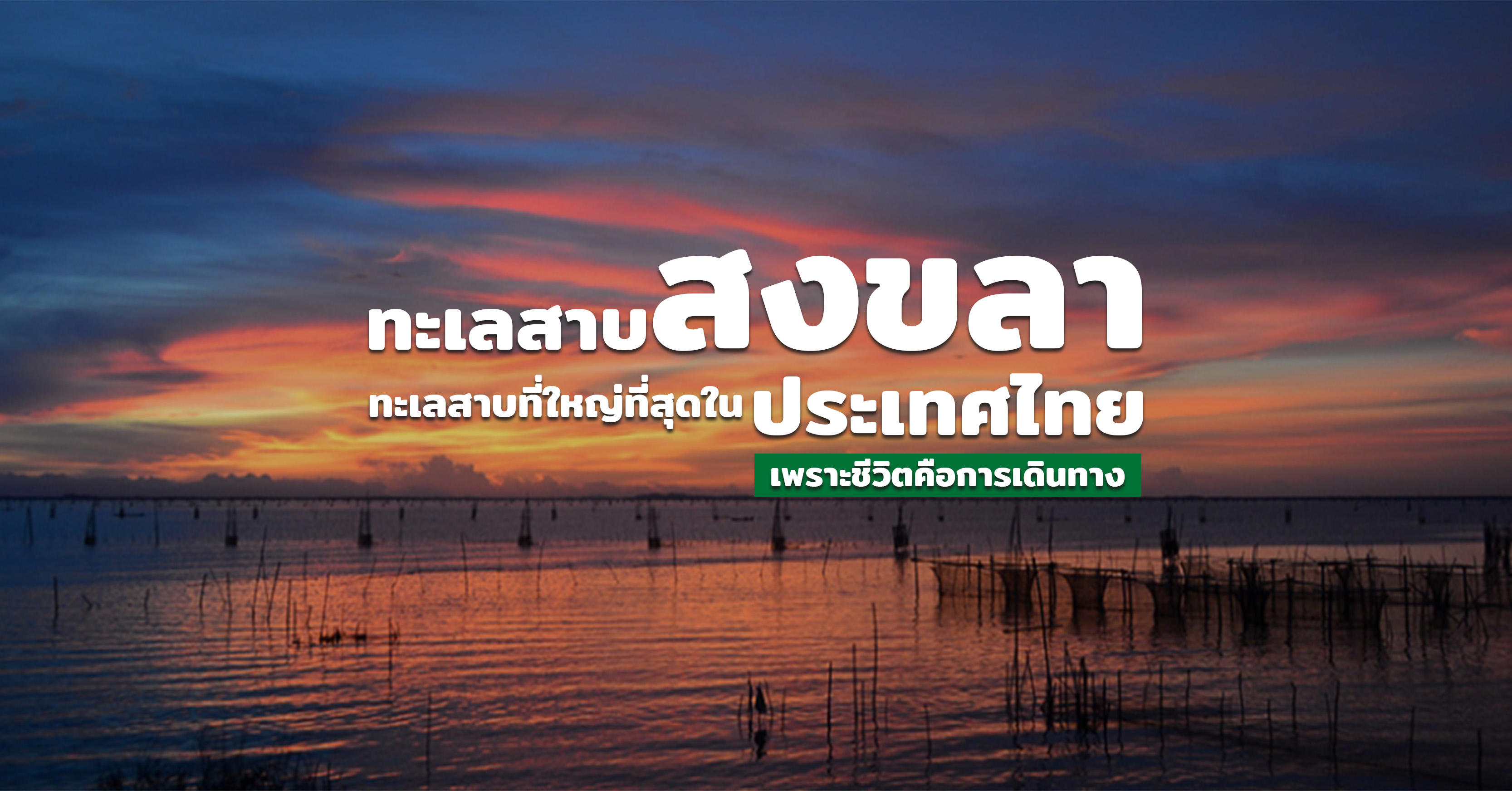 ทะเลสาบสงขลา ทะเลสาบที่ใหญ่ที่สุดในประเทศไทย มีความสวยงามและมีเสน่ห์น่าดูดใจเป็นอย่างยิ่งเลยนะ