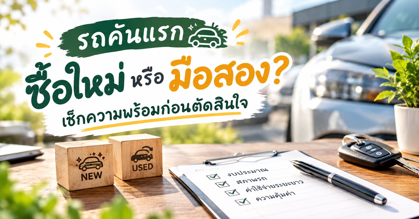 ซื้อใหม่หรือมือสอง